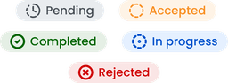 status badges feature